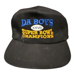 Vintage 1993 DALLAS COWBOYS Da Boys Super Bowl 27 Champions Hat Cap Snapback
